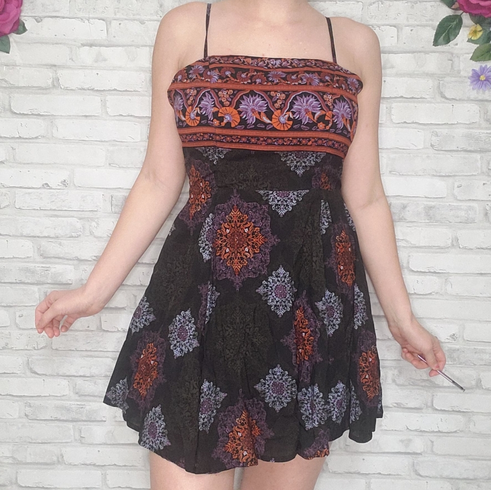 Forever 21 Medallion Patterned Boho Dress